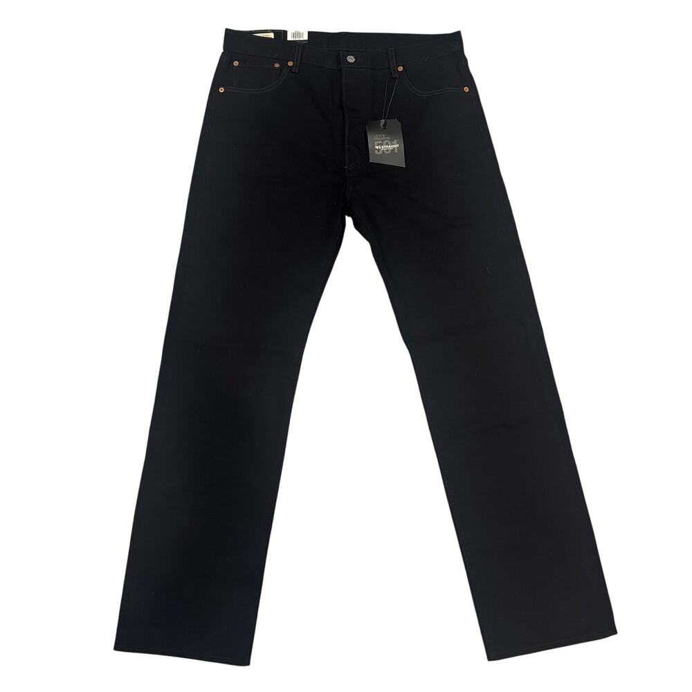 Levi's Premium 501 '93 Black Jeans Tagged 36x36 Measures 36x34 NWT